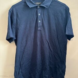 Todd Snyder Navy Blue Men's Polo Shirt Size Medium Cotton Blend